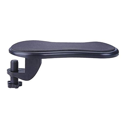 Ordenador Apoyabrazos para, ergonómico Ajustable del Escritorio de la computadora apoyabrazos, Ideal para Usar en el Hogar y la Oficina, reposabrazos de muñeca Ajustable，Negro,como Muestra la Imagen