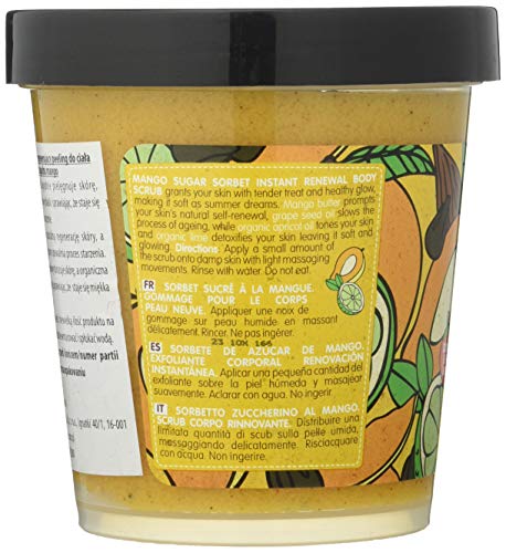 Organic Shop Exfoliante Corporal Renovación Instantánea Sorbete de Azúcar de Mango - 450 ml