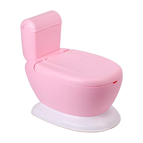 Orinal Infantil WC Portatil Niños: Orinales Bebe Infantiles Inodoro - Asiento Vater Water Urinario Niño Niña - Silla Urinal Bacinilla Infant - Réplica de Retrete Aprendizaje para Bebé con Sonidos Rosa