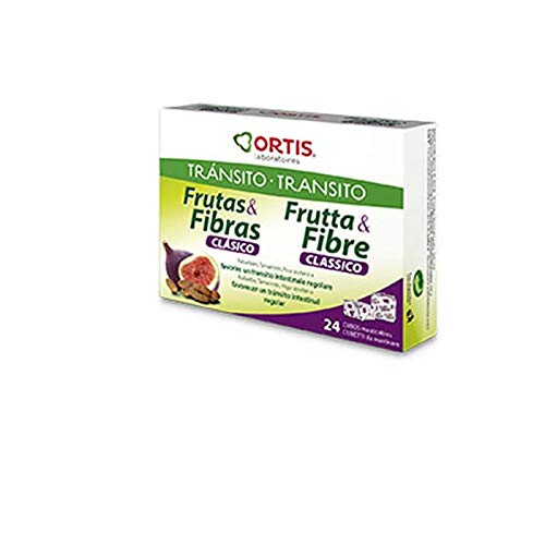 Ortis Cubos Masticables Frutas y Fibras - 24 Unidades