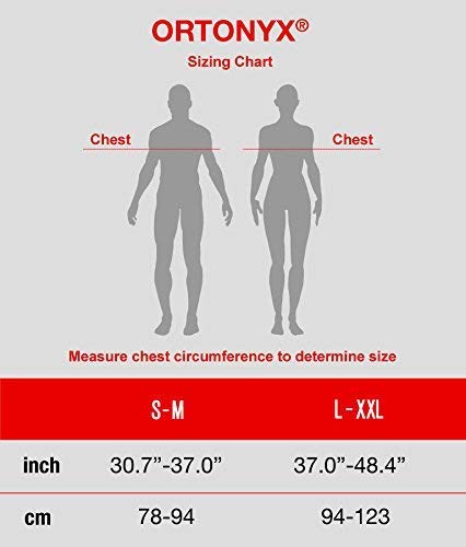 ORTONYX Soporte inmovilizador de hombro con cabestrillo - Soporte ajustable para el codo y el manguito rotador para hombres y mujeres - Se adapta a la mano izquierda y derecha SM