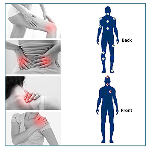 OSITO Tens EMS Electroestimulador Tens - Muscular Recargable y Inalámbrico -Trata el dolor de la espalda, ciática, cuello, rodilla, artritis y dolor muscular para los músculos doloridos y estresados