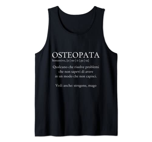 Osteópata Definición Divertida Diccionario Definición Camiseta sin Mangas