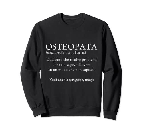 Osteópata Definición Divertida Diccionario Definición Sudadera