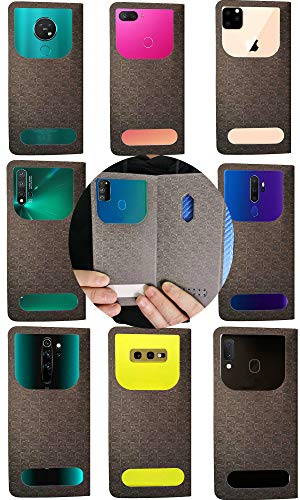 Oujietong Ojtong Funda para Palm Pepito Anillo de protección de Silicona + Funda con Tapa abatible Case Cover Negro