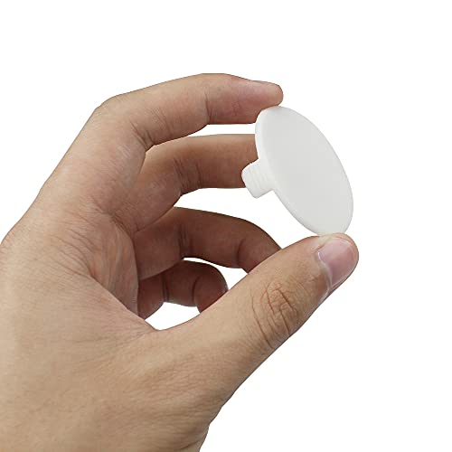 oupados 28 Piezas Tapa Agujeros Mueble Blanco Tapones de Orificios de Bisagra Tapas Redondas para Ocultar Agujeros para Muebles, Armarios, Decoración (35 mm)