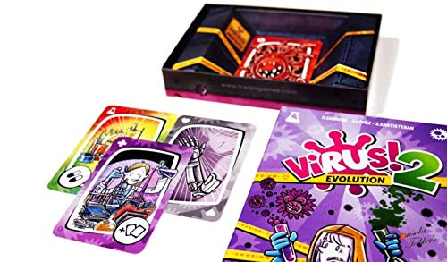 Outletdelocio Expansion para el Juego de Cartas Virus. Virus 2 Evolution. Edicion Española. +8 años