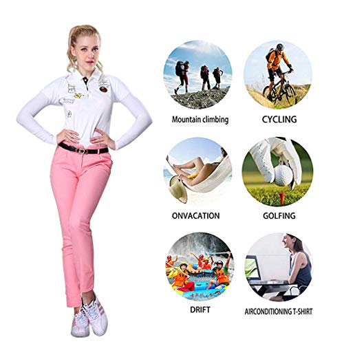 Ovecat Mangas de protección Solar Avanzada para Mujer, Frescas, cómodas y Transpirables, Ideales para Practicar Golf o Deportes al Aire Libre