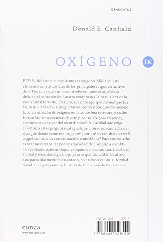 Oxígeno: Una historia de cuatro mil millones de años (Drakontos)