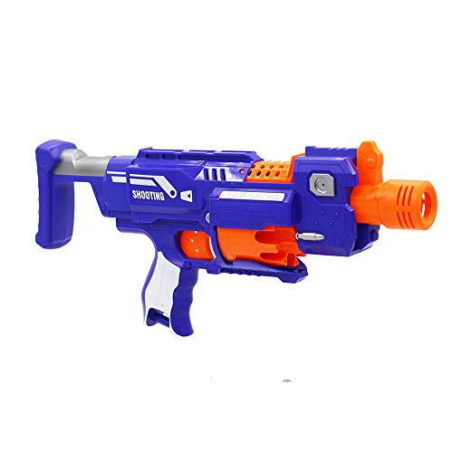 OYJD Pistola de Juguete de Bala Suave de Espuma eléctrica, Pistola de Juguete al Aire Libre para niños Elite Assault, 20 Dardos Especiales.