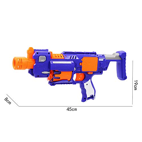 OYJD Pistola de Juguete de Bala Suave de Espuma eléctrica, Pistola de Juguete al Aire Libre para niños Elite Assault, 20 Dardos Especiales.