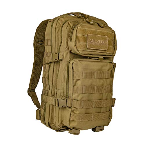 Pack de asalto MOLLE táctico con mochila de patrulla 36L, Coyote