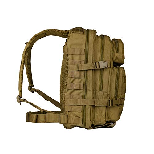 Pack de asalto MOLLE táctico con mochila de patrulla 36L, Coyote