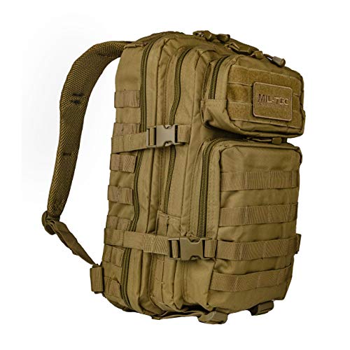 Pack de asalto MOLLE táctico con mochila de patrulla 36L, Coyote