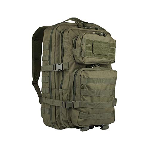 Pack de asalto MOLLE táctico con mochila de patrulla 36L, Verde oliva