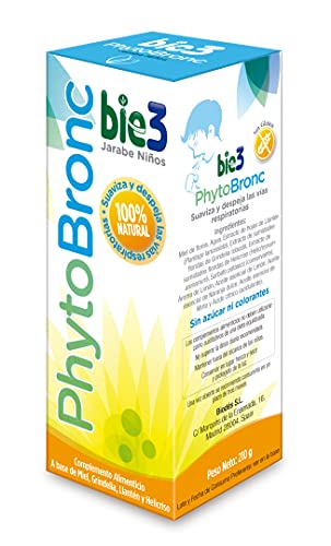 Pack Phytobronc Duo - Incluye 1 Jarabe Balsámico Natural para Niños y 1 para Adultos - Suaviza y despeja las vías respiratorias - Sin Azúcar - con MIEL - 100% NATURAL