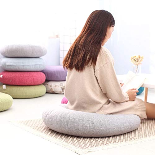 Paddia Meditación Yoga Estera de estilo japonés Alfombra para el piso Alfombrilla para el piso Mucha gruesa Colchonetas para cojín plegables Fácil de llevar Suave silla Estera de tatami Estera para co