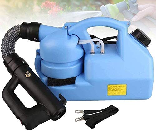 PAKASEPT Electric ULV Fogger Atomizador portátil de Volumen Pulverizador Soplador de Niebla Fina Nebulizador de pesticida 7 L para higiene Interior Exterior, rociadores de riego de riego Industria