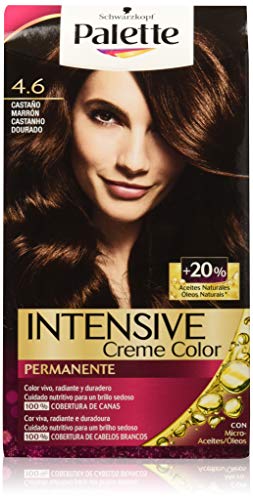 Palette Intense - Tono 4.6 Castaño Marrón - 2 uds - Coloración Permanente - Schwarzkopf