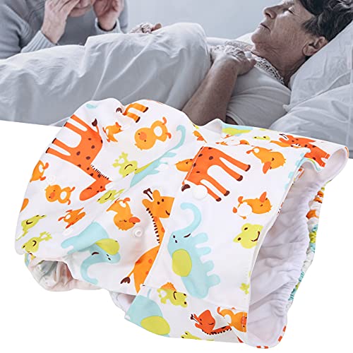 Pañales para Adultos, pañal para Adultos para incontinencia Reutilizable para Pacientes postrados en Cama para Personas Mayores(A51)