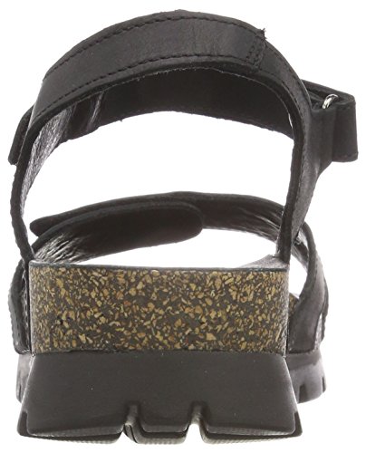 Panama Jack Sulia Basics, Sandalia con Pulsera Mujer, Negro (Negro B2), 36 EU