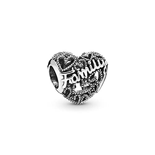 PANDORA Mujer Plateado Abalorios 798571C00, Medio