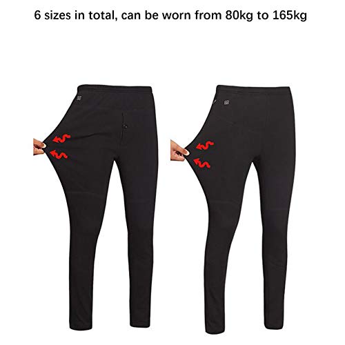 Pantalones de Calentamiento Inteligente de Temperatura Constante más Pantalones de Algodón de Mediana Edad y Ancianos Espesantes de Terciopelo Fríos y Cálidos para Mujer