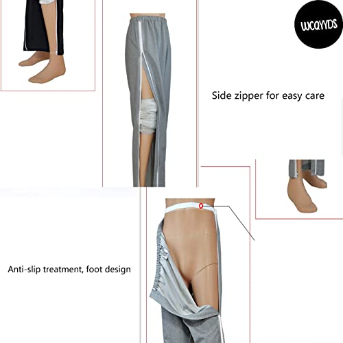 Pantalones Para Pacientes Enfermería Pijama Respirable Cuidado Paciente Ropa Para Pacientes Con Cirugía Fractura Por Discapacidad, Fácil Usar Hospital/atención Domiciliaria,pants,X-Large-Vrouw/RitsJ