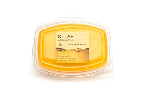 Parafina de Melocotón 1.300ml (980g) Selas. Para tratamientos terapéuticos y estéticos de manos y pies.