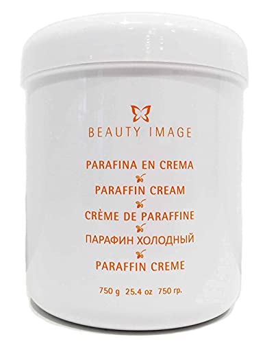 Parafina para manos y pies en crema 750 g. Sudación en frío para tratamiento de parafina de manos y pies. Aplicación a temperatura ambiente, ideal pieles sensibles al calor - Beauty Image