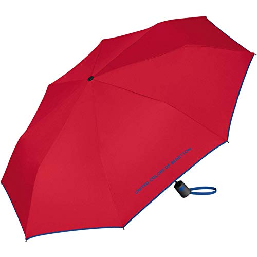 Paraguas Benetton Plegable automático Rojo 95cm