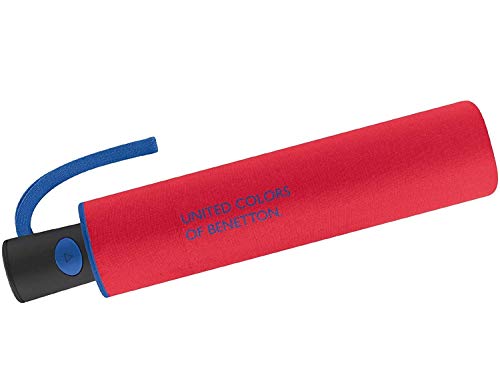 Paraguas Benetton Plegable automático Rojo 95cm