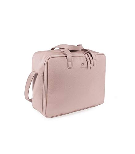 Pasito a Pasito. Maleta de Clínica Yummi. Bolsa de Maternidad Útil para Llevar al Hospital o Clínica. Organizador Fabricado en Polipiel. Color Rosa