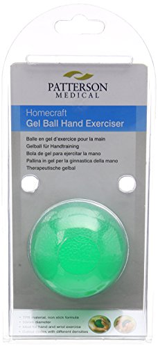 Patterson Medical Homecraft Rolyan - Pelota de gel para ejercicios con la mano (resistencia muy alta), varios colores