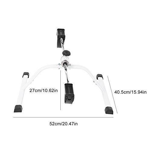 Pedal ejercitador, mini bicicleta de ejercicio Peddler de pie para rehabilitación de piernas y brazos Bajo impacto debajo del escritorio Ejercitador de bicicleta para ancianos