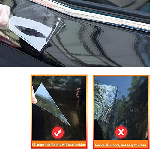 Película de Vinilo Transparente Protectores para Pintura de Coche, 300 x 30cm Foil Adhesivo Autoadhesiva, Película de Protección Autoadhesiva Pintura para Coche Bicicleta Motocicleta, sin Burbujas