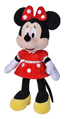 Peluche Minnie Mouse Vestido Rojo 35 cm (Simba 6315870229), A2102211