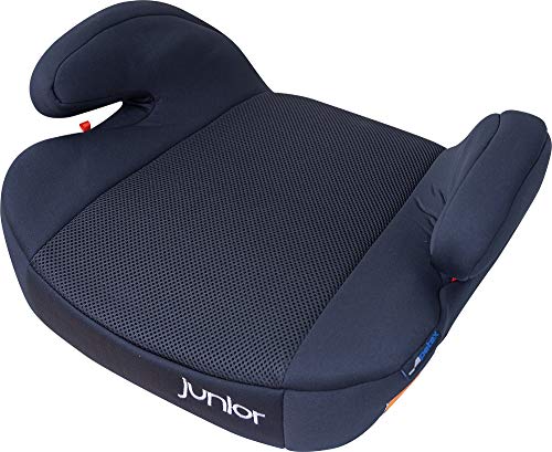 Petex 44430804 Max Plus 151 ISOFIX Elevador de asiento infantil HDPE según ECE R44/04, color negro