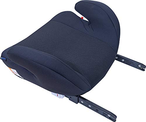 Petex 44430804 Max Plus 151 ISOFIX Elevador de asiento infantil HDPE según ECE R44/04, color negro