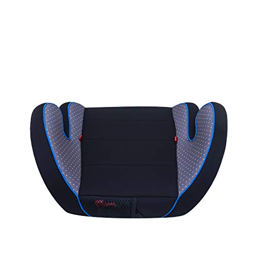 Petex Max 101 Asiento elevador infantil de coche, grupo ECE 2-3, niños de aprox. 3,5-12 años, 15-36 kg, negro/gris