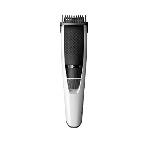 Philips BT3206/14 Barbero Recortadora de Barba, funda de viaje, sistema Lift & Trim, 10 posiciones, Blanco