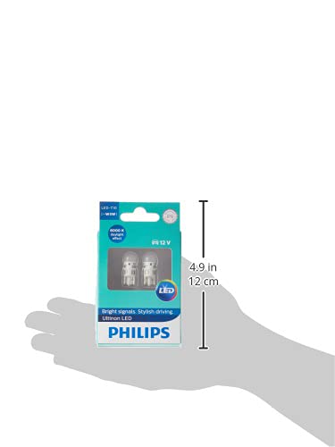 Philips Ultinon LED T10 foco de señalización para automóvil (W5W), 6.000K