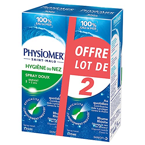 Physiomer Higiene de Nariz Spray Lote de 2 x 135 ml