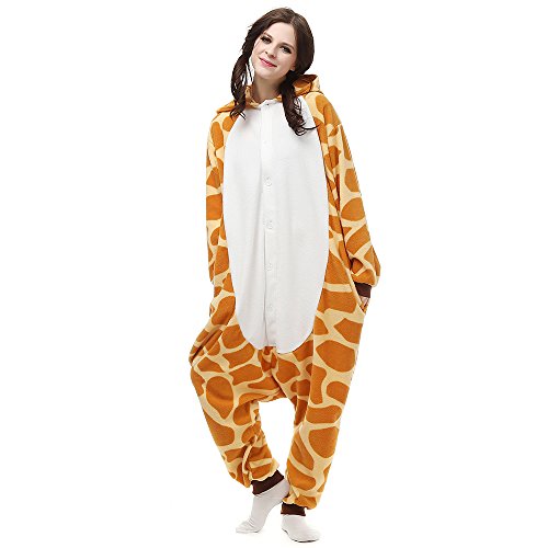 Pijamas Animales Mujer Disfraces de Cosplay para Adultos Pijama Jirafa Enteros, S