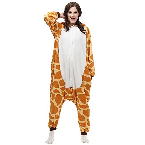 Pijamas Animales Mujer Disfraces de Cosplay para Adultos Pijama Jirafa Enteros, S