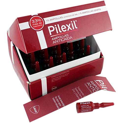 Pilexil Ampollas Anticaída, 15 unidosis de 5 ml