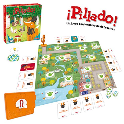 Pillado (Ludilo) Juego cooperativo de detectives, Juego de mesa muy divertido para los más pequeños. Juegos de mesa para niños, Juegos educativos