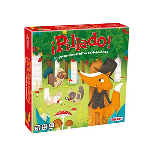 Pillado (Ludilo) Juego cooperativo de detectives, Juego de mesa muy divertido para los más pequeños. Juegos de mesa para niños, Juegos educativos