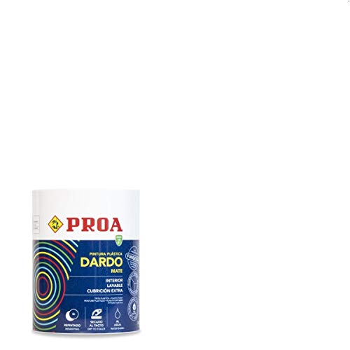 PINTURA PLASTICA DARDO BLANCO INTERIOR MATE 750ML