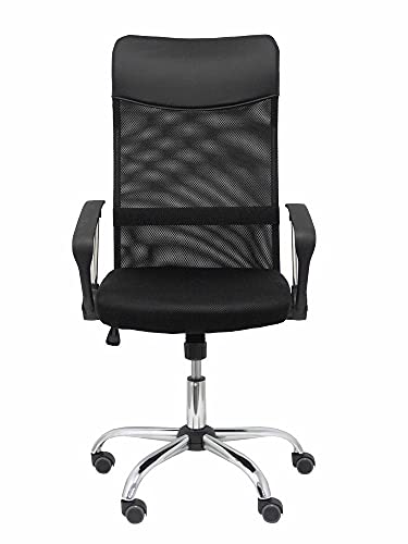 Piqueras Y Crespo (PIQU7) Silla Gontar Respaldo Malla Negro Asiento Oficina, Talla Unica